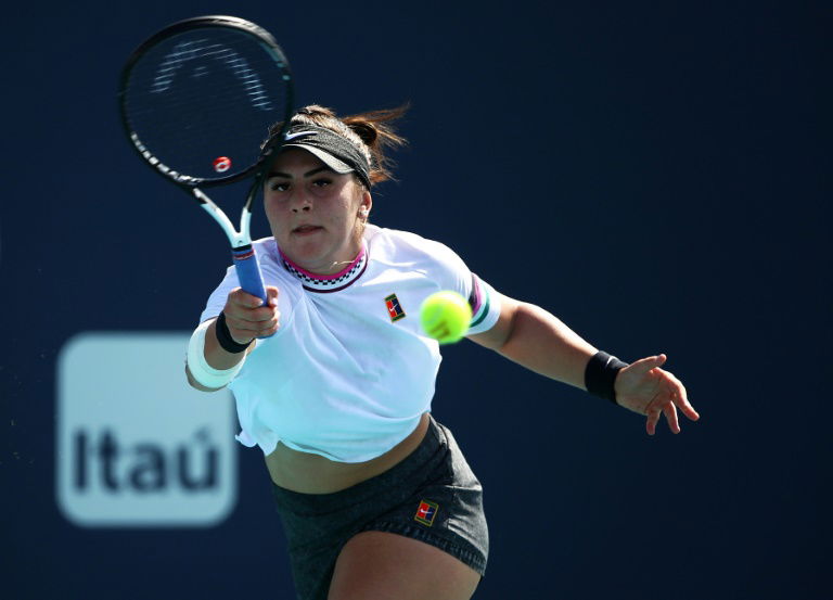 Andreescu ne perd pas de temps au 2e tour à Miami