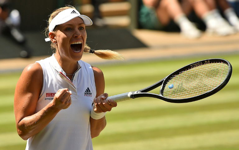 Wimbledon: Kerber accède à une 4e finale en Grand Chelem