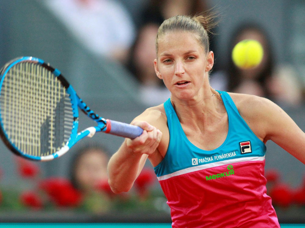 Rom: Wütende Pliskova schlägt Loch in Schiedsrichterstuhl