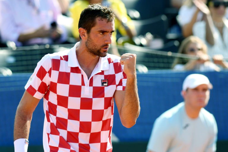 Croatia take 2-0 lead over USA in Davis Cup semi-final