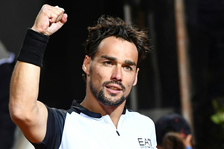 Home hope Fognini sweeps aside Tsonga to advance in Rome