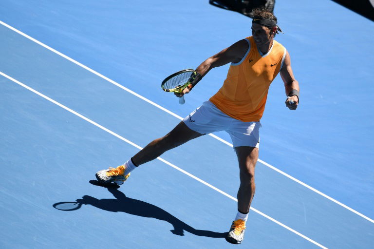 Nadal flies into Open round two as Kerber issues warning