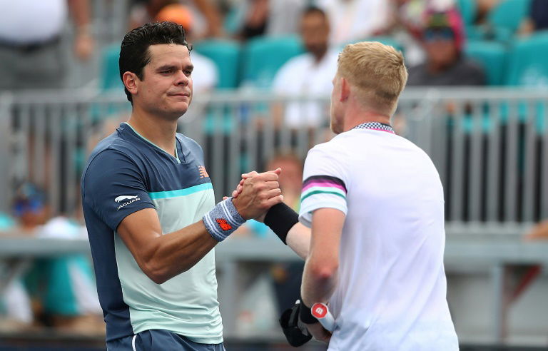 Raonic cale au 3e tour à Miami