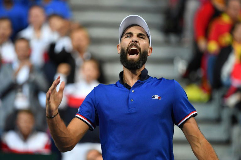 Coupe Davis - France-Espagne: baptême réussi pour Benoît Paire qui décroche le premier point
