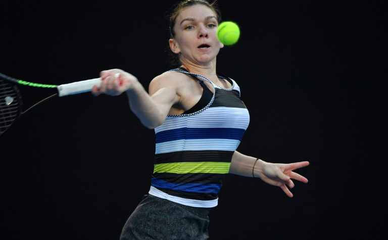 Halep sets up Serena showdown as Djokovic relentlessly marches on