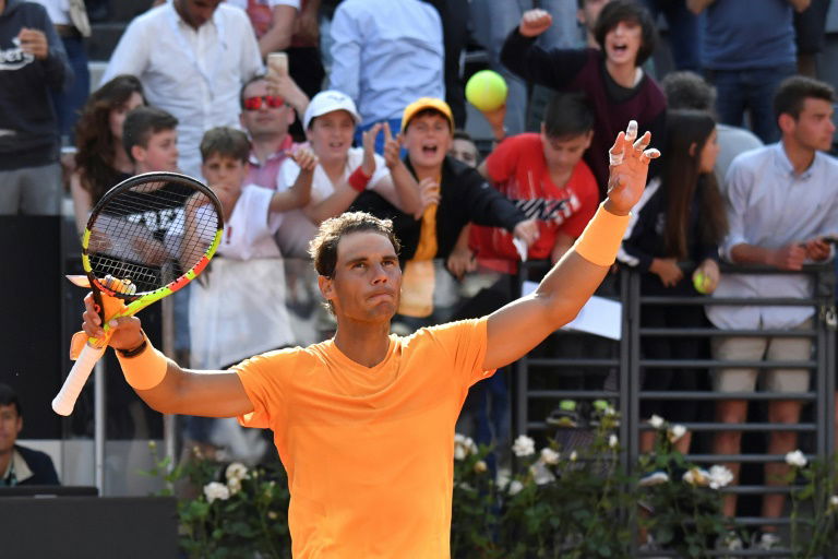 Nadal eases past Shapovalov, Djokovic back challenging in Rome