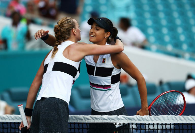 Garcia dominée par Kvitova en 8e de finale à Miami