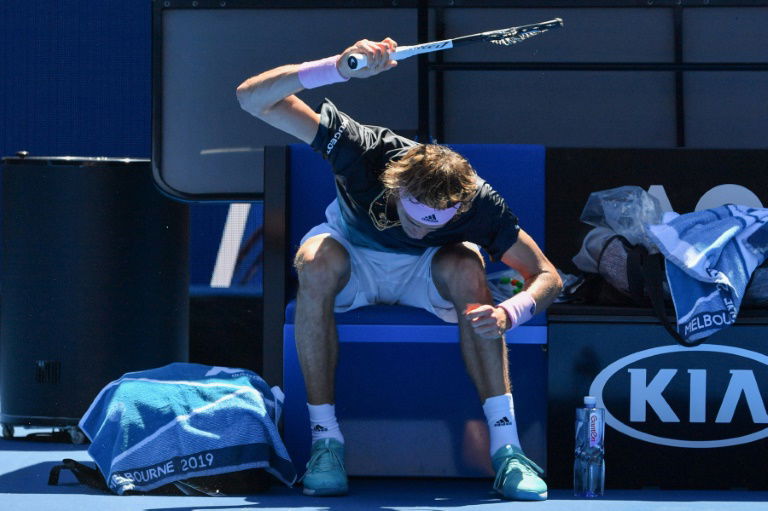 'It made me feel better' says racquet-smasher Zverev