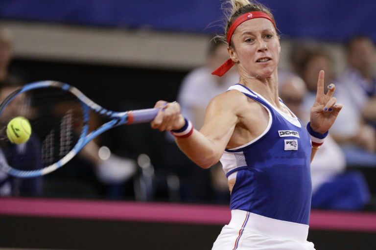 Fed Cup: Parmentier égalise pour les Bleues face à la Roumanie