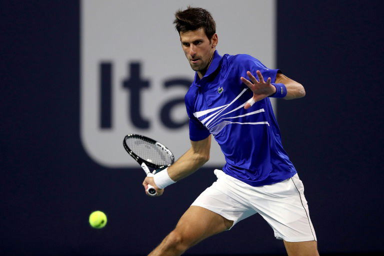 Djokovic, Osaka win Miami openers as Thiem tumbles